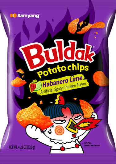 Buldak Habanero Lime Potato Chips