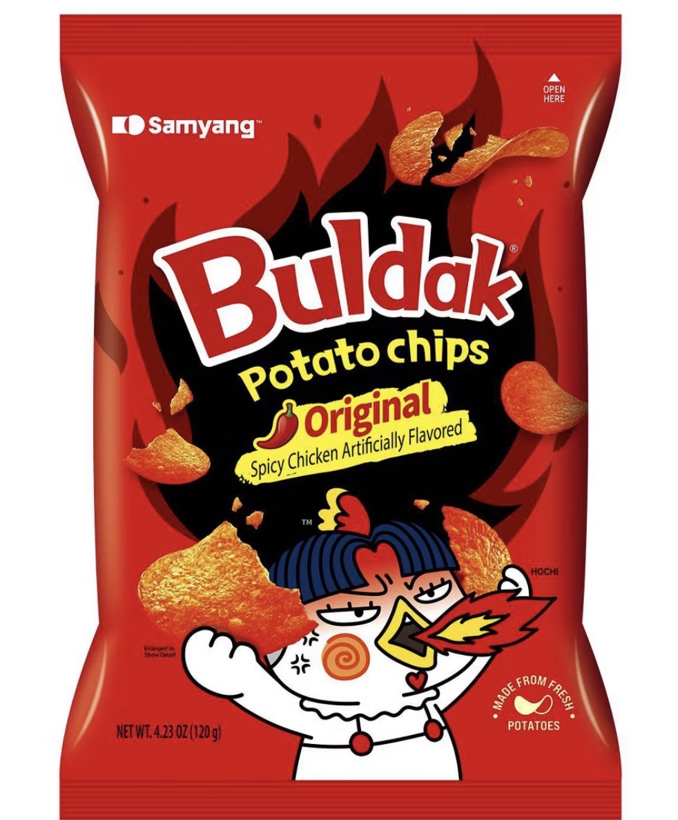 Buldak Original Fire Chicken Potato Chips
