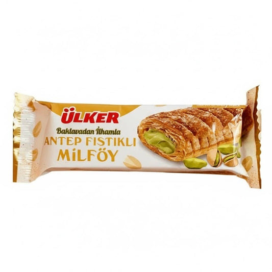 Pistachio Cream Puff Pastry Bar Ulker Kat Kat Halal
