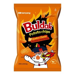 Buldak Quattro Cheese Potato Chips