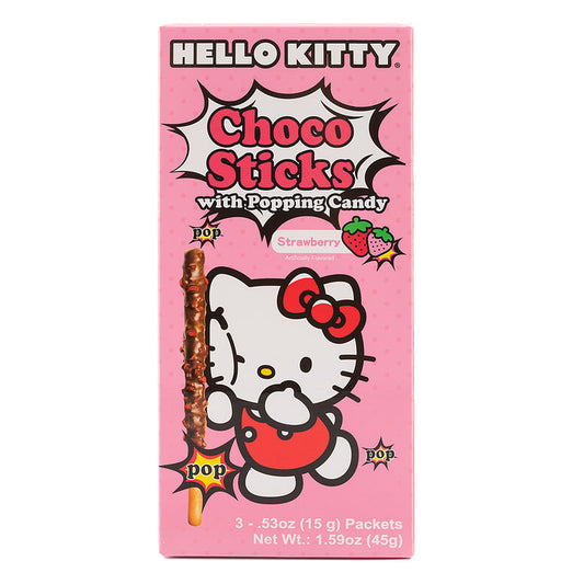 Hello Kitty Choco Sticks (Strawberry + Popping Candy)