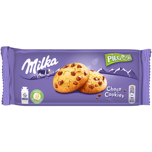 Milka Milk Chocolate Chip Cookies (135g)European