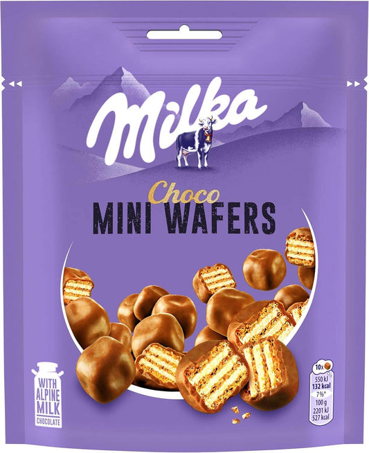 Milka Chocolate Mini Wafers-Imported from Europe