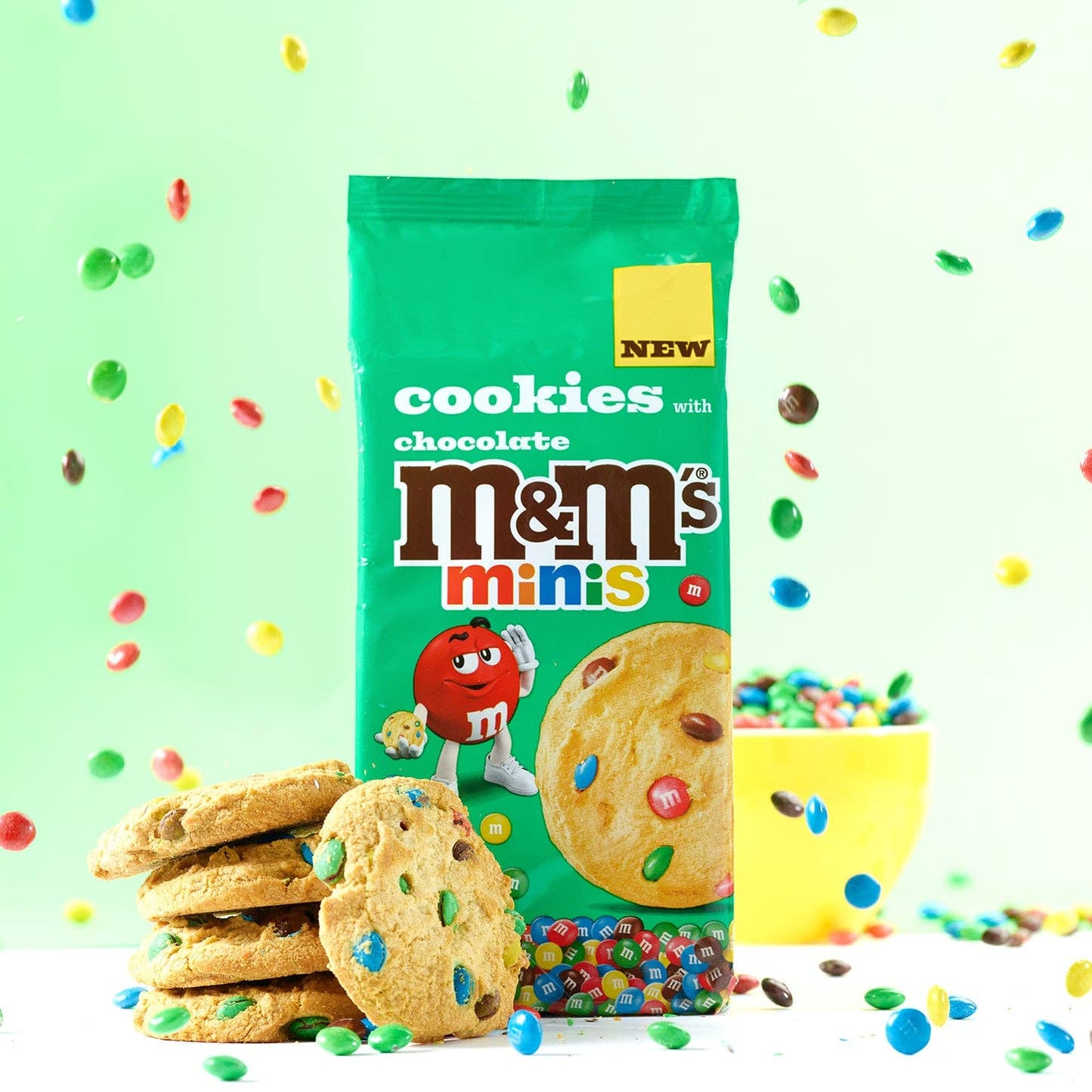 M&M's Minis Milk Chocolate Cookies 180g (UK)