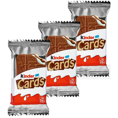 Kinder Cards Milk & Cocoa (0.9 oz) – Imported from Europe