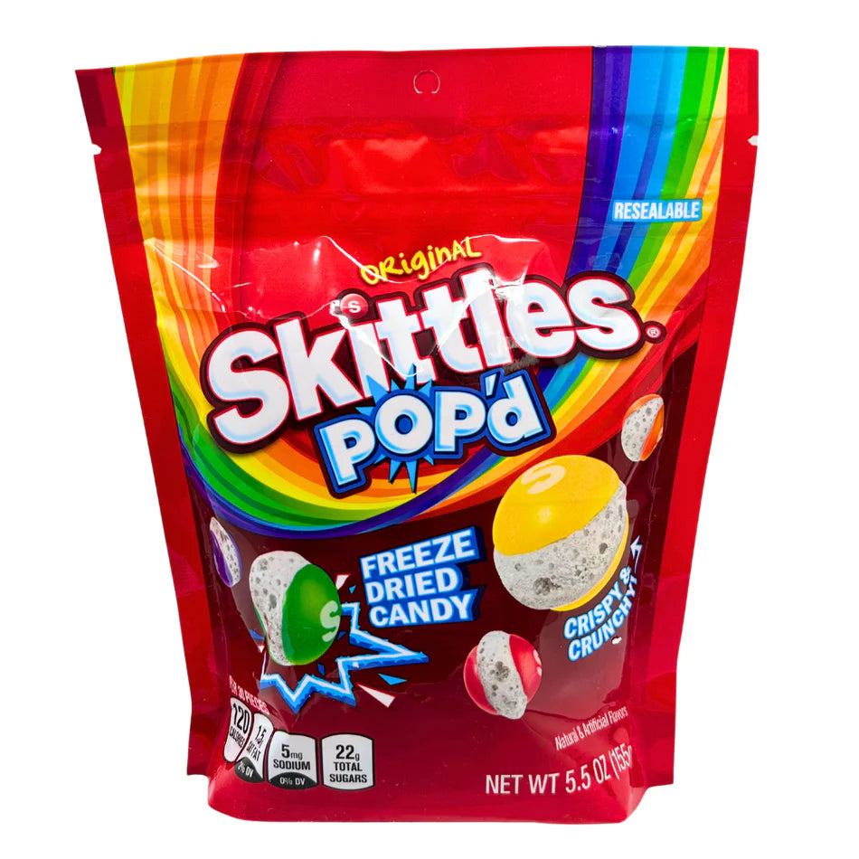 Skittles Pop’d Freeze Dried Candy