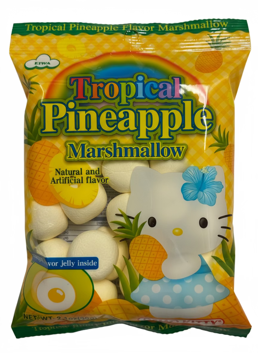 Hello Kitty Tropical Pineapple Marshmallow