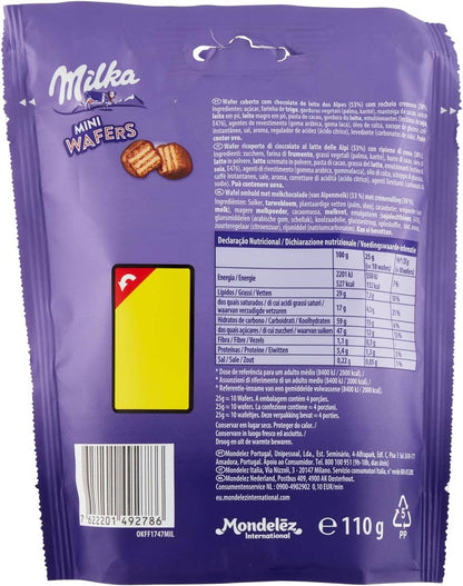 Milka Chocolate Mini Wafers-Imported from Europe
