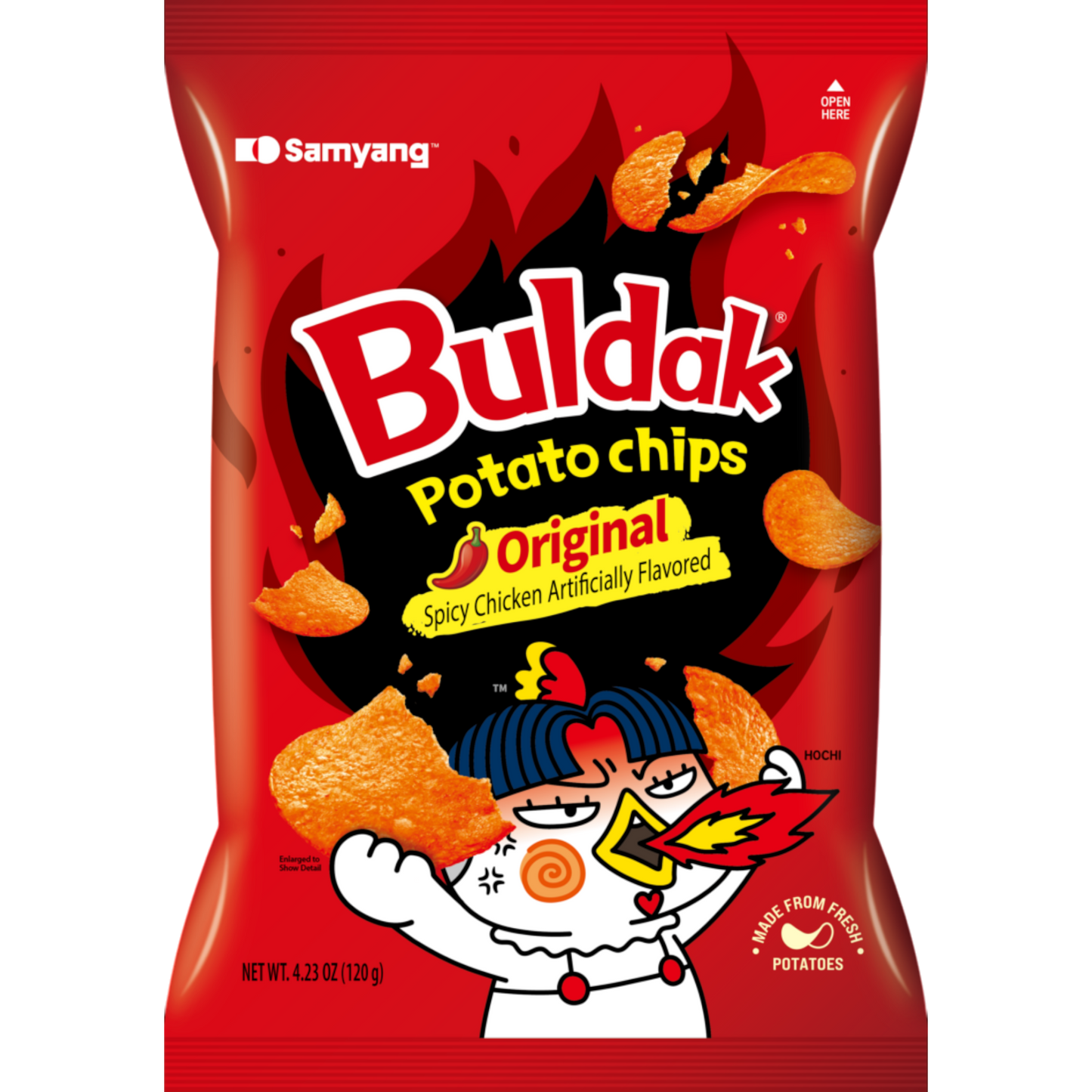 Samyang Buldak Potato Chips Original