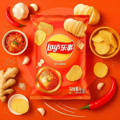 Lay's Korean Kimchi Flavor 70g (China)